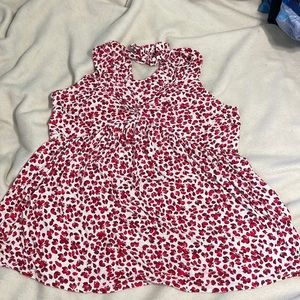 Red flowery maternity shirt XXL